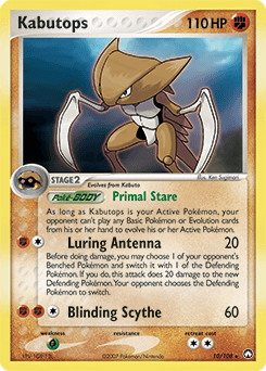 Kabutops Power Keepers card