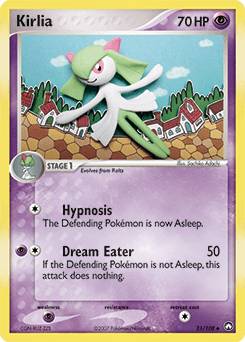 Kirlia Power Keepers card