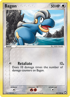 Bagon Power Keepers card