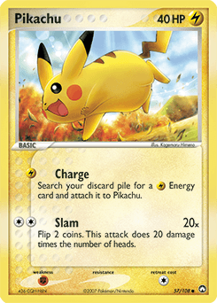Pikachu Power Keepers card