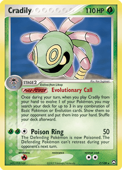 Cradily Power Keepers card