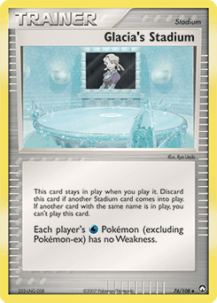 Glacia's Stadium Power Keepers card