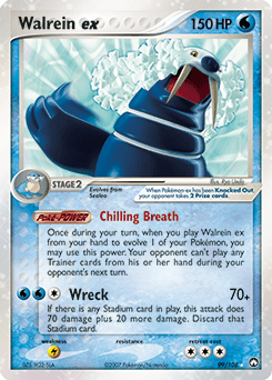 Walrein ex Power Keepers card