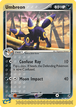 Umbreon Sandstorm card