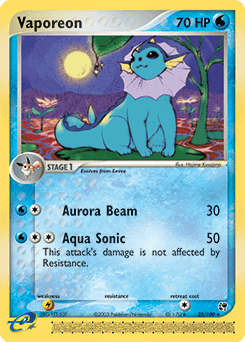 Vaporeon Sandstorm card