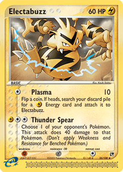 Electabuzz Sandstorm card