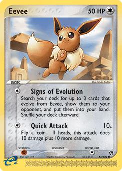 Eevee Sandstorm card