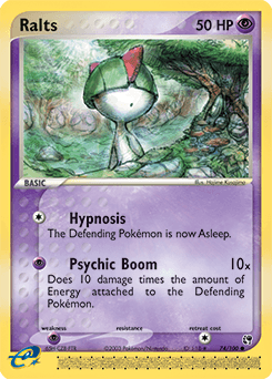 Ralts Sandstorm card