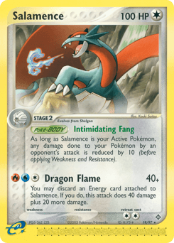 Salamence Dragon card