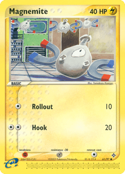 Magnemite Dragon card