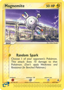 Magnemite Dragon card