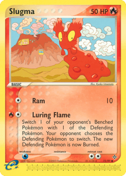 Slugma Dragon card