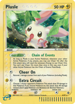 Plusle Dragon card