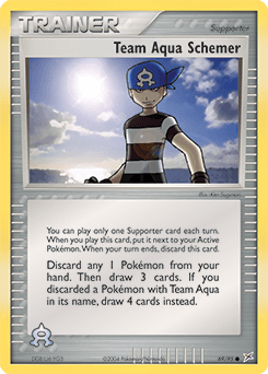 Team Aqua Schemer Team Magma vs Team Aqua card