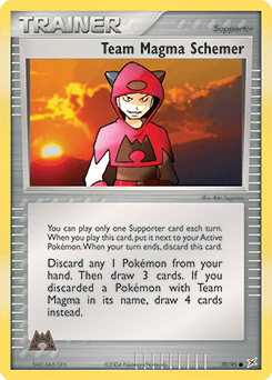 Team Magma Schemer Team Magma vs Team Aqua card