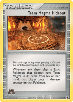 Team Magma Hideout Team Magma vs Team Aqua card