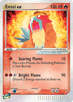 Entei ex Team Magma vs Team Aqua card