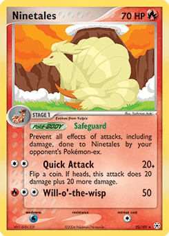 Ninetales Hidden Legends card