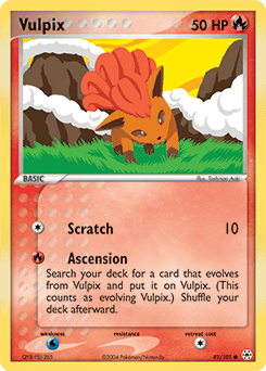 Vulpix Hidden Legends card