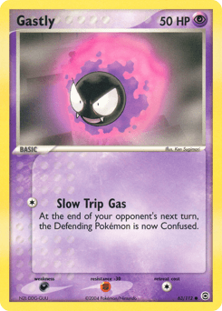 Gastly FireRed & LeafGreen card