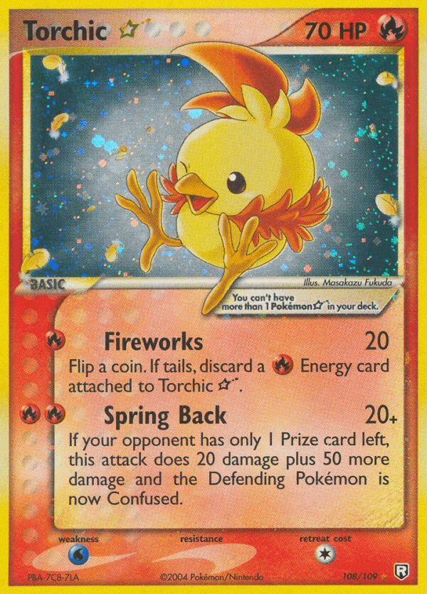 Torchic ★ Team Rocket Returns card