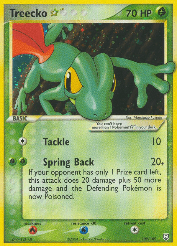 Treecko ★ Team Rocket Returns card