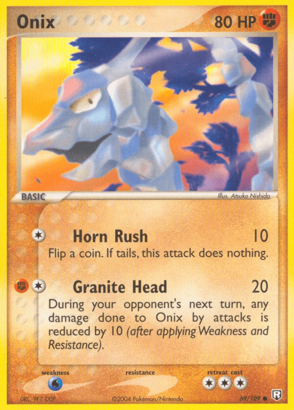 Onix Team Rocket Returns card