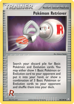 Pokémon Retriever Team Rocket Returns card