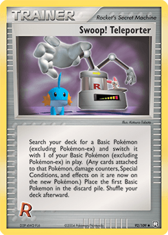 Swoop! Teleporter Team Rocket Returns card