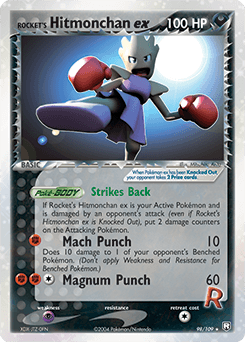 Rocket's Hitmonchan ex Team Rocket Returns card