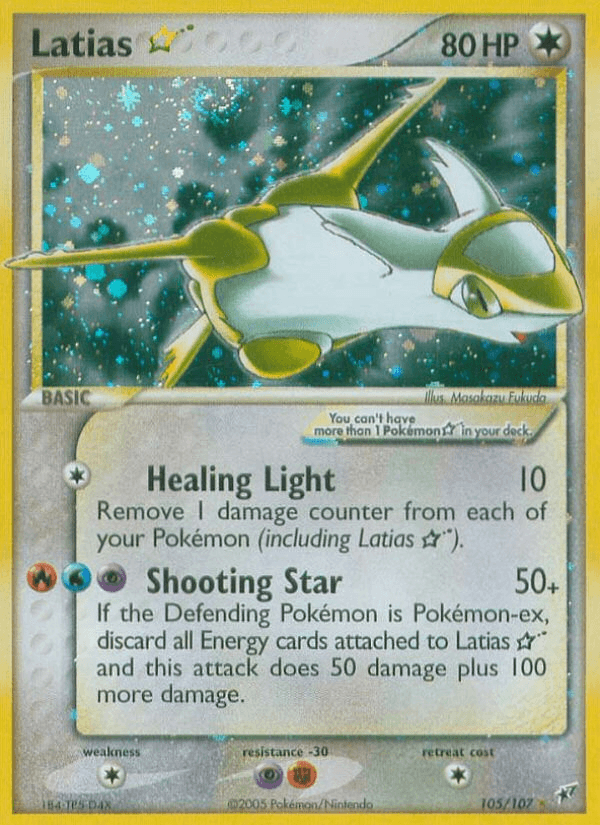 Latias ★ Deoxys card