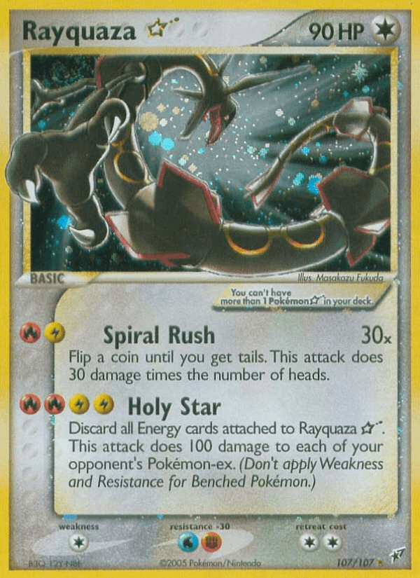 Rayquaza ★ Deoxys card