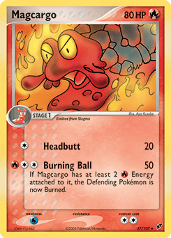 Magcargo Deoxys card