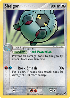Shelgon Deoxys card