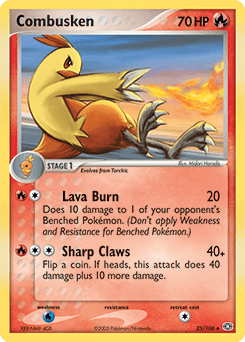 Combusken Emerald card