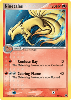 Ninetales Emerald card