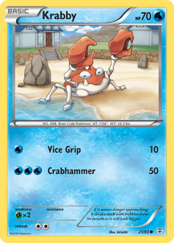 Krabby Generations card