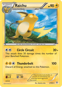 Raichu Generations card