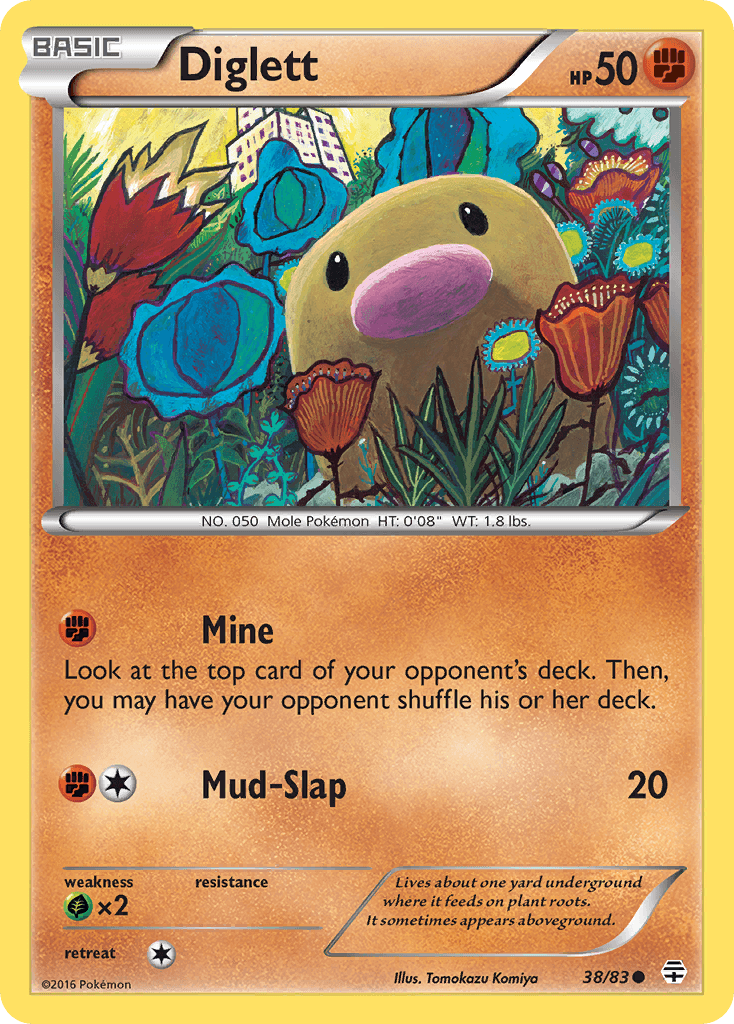 Diglett Generations card