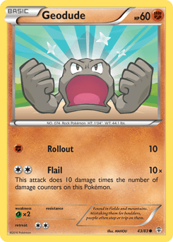 Geodude Generations card