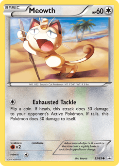 Meowth Generations card
