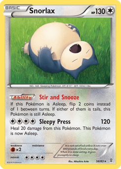 Snorlax Generations card