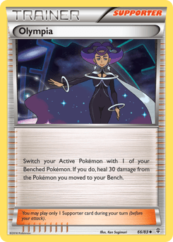 Olympia Generations card