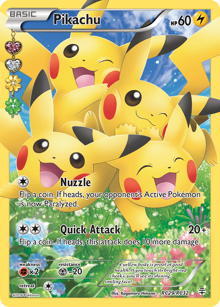 Pikachu Generations card