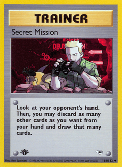 Secret Mission Gym Heroes card