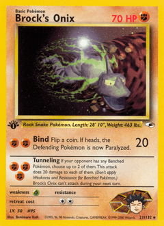 Brock's Onix Gym Heroes card