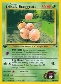 Erika's Exeggcute Gym Heroes card