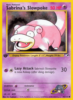 Sabrina's Slowpoke Gym Heroes card