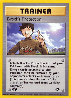 Brock's Protection Gym Challenge card