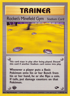 Rocket's Minefield Gym Gym Challenge card